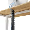 Fellowes 100136871 kabeļu organizators Galda kabeļu uzmava Melna 1 gab.