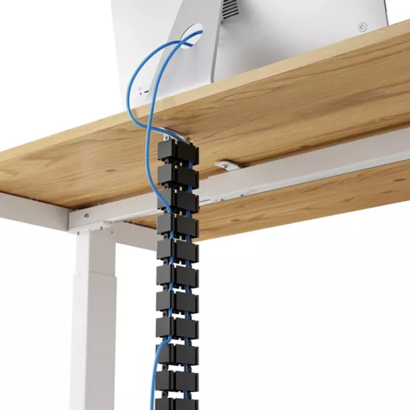 Fellowes 100136871 kabeļu organizators Galda kabeļu uzmava Melna 1 gab.