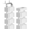 Fellowes 100136872 kabeļu organizators Rakstāmgalds Kabeļu apvalks Balts 1 gab.