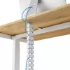 Fellowes 100136872 kabeļu organizators Rakstāmgalds Kabeļu apvalks Balts 1 gab.