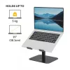 Fellowes Alumia klēpjdatora pacēlājs galda klēpjdatora statīvs maks. izmērs 15 collas maks. svars 5 kg melns