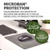 Fellowes Breyta XL peļu paliktnis ar neslīdošu pamatni XL peļu paliktnis ar antibakteriālu aizsardzību pelēkā krāsā
