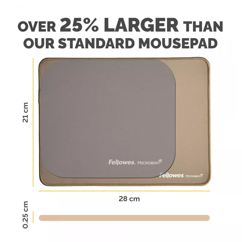 Fellowes Breyta (New) XL peles paliktnis Sand, smilšu krāsa, vienkrāsains, neslīdoša pamatne