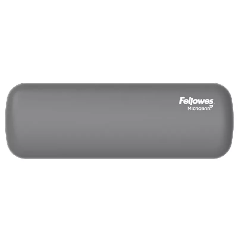 Fellowes plaukstas balsts Breyta Palm Rest ar antibakteriālu aizsardzību, ergonomisks plaukstas atbalsts, pelēks