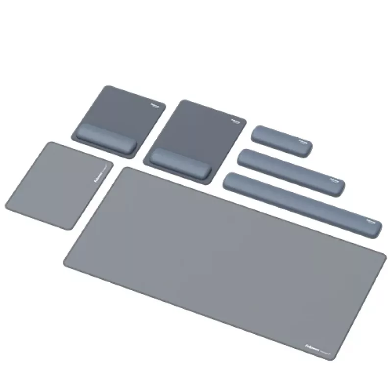 Fellowes Wrist Rest Breyta Palm Rest ar antibakteriālu aizsardzību, ergonomisks plaukstas balsts, jūras zils