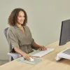 Fellowes Wrist Rest Breyta Palm Rest ar antibakteriālu aizsardzību ergonomisks plaukstas balsts salvijas krāsā
