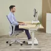 Fellowes tastatūra Wrist Rest Breyta Compact tastatūra Wrist Support ar antibakteriālu aizsardzību Ergonoms plaukstas balsts pelēks