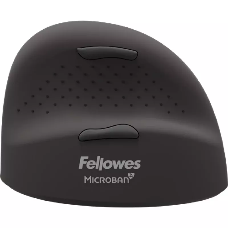 Fellowes Breyta Plus+ vertikālā pele - maza, labās rokas, labās rokas, vertikāls dizains, optiskā, Bluetooth + USB Type-C, 2400 DPI, melna