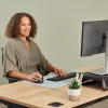 Fellowes Vertical Wireless pele Breyta Plus+ Ergonomic Left Handed Vertical pele ar Antibacterial Protection Medium