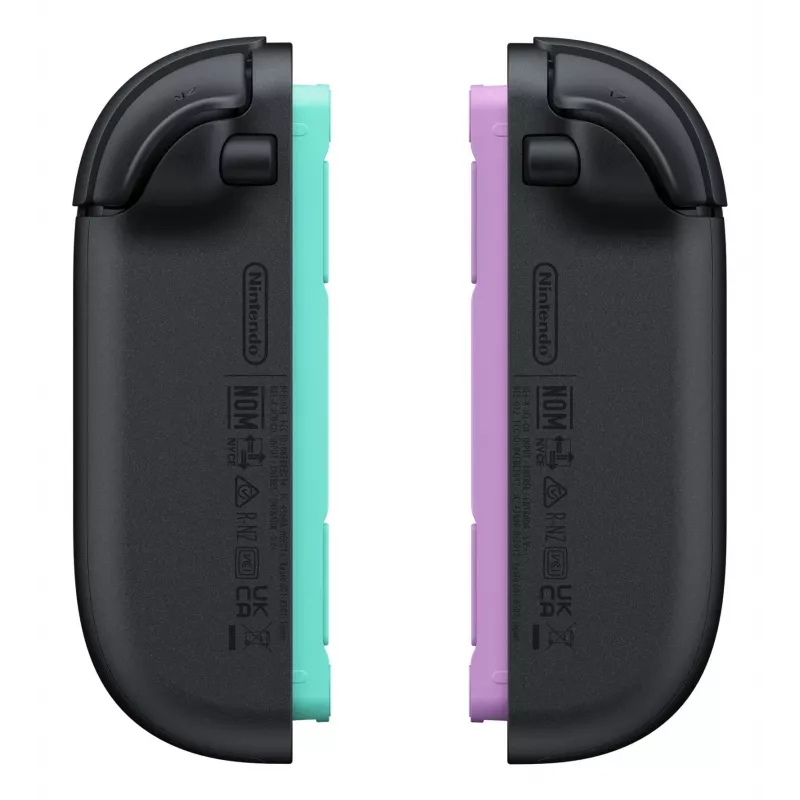 Nintendo Joy-Con 2 pāris gaiši violeta/gaiši zaļa, spēļu kontrolieris, Nintendo Switch 2, sākuma poga, analogais/ciparu, bezvadu, Bluetooth