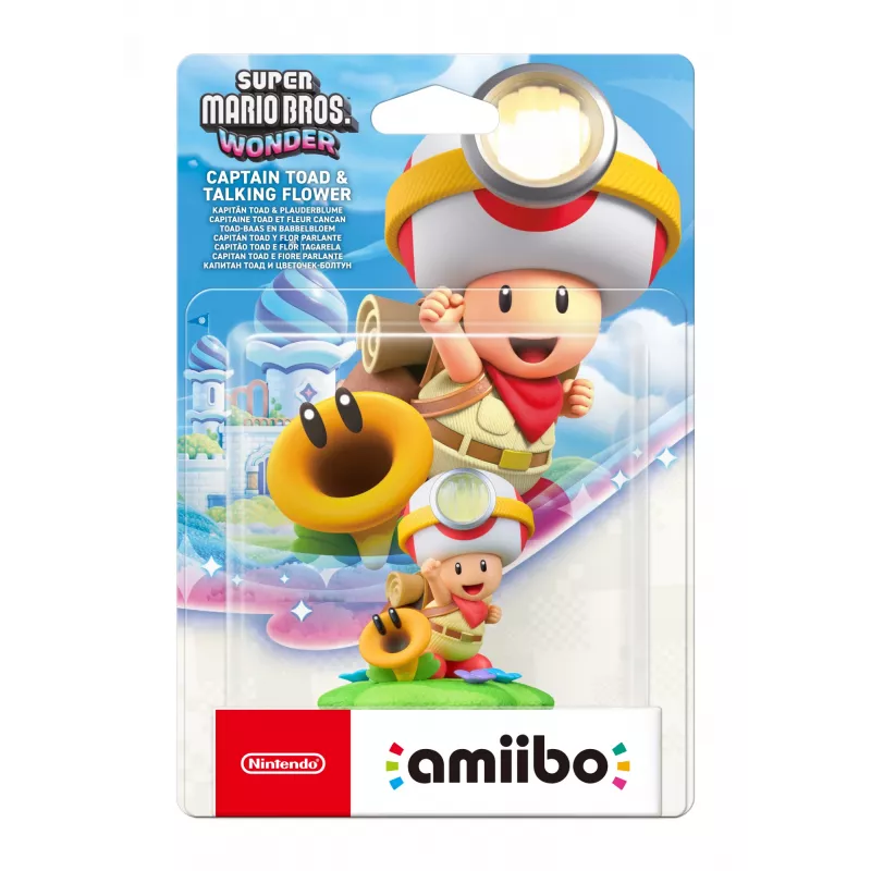 Nintendo Amibo Captain Toad & Talking Flower interaktīvā spēļu figūriņa