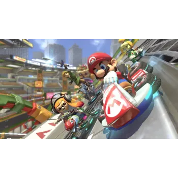 Nintendo Mario Kart 8 Deluxe Standarta Vācu, Angļu, Franču, Itāļu, Japāņu, Holandiešu, Portugāļu, Krievu Nintendo Switch