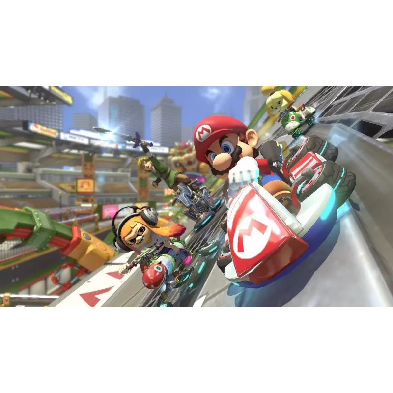 Nintendo Mario Kart 8 Deluxe Standarta Vācu, Angļu, Franču, Itāļu, Japāņu, Holandiešu, Portugāļu, Krievu Nintendo Switch