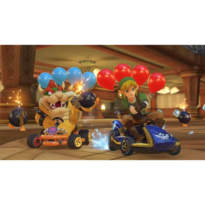 Nintendo Mario Kart 8 Deluxe Standarta Vācu, Angļu, Franču, Itāļu, Japāņu, Holandiešu, Portugāļu, Krievu Nintendo Switch