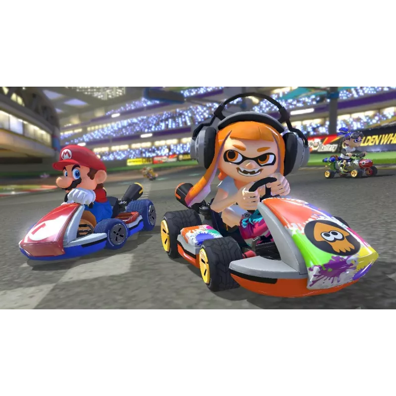 Nintendo Mario Kart 8 Deluxe Standarta Vācu, Angļu, Franču, Itāļu, Japāņu, Holandiešu, Portugāļu, Krievu Nintendo Switch