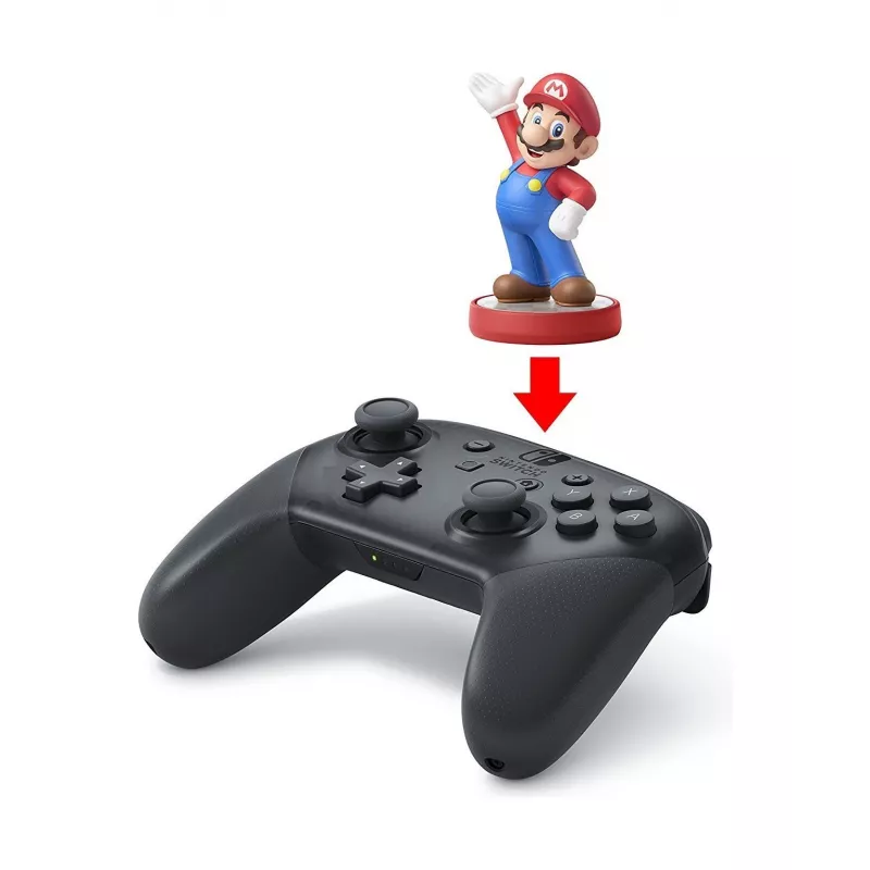 Nintendo Switch Pro kontrolieris Melns Bluetooth spēļu kontrolieris analogs / digitāls Nintendo Switch, PC