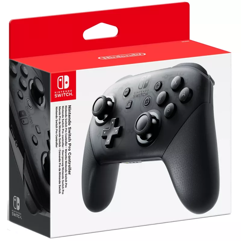 Nintendo Switch Pro kontrolieris Melns Bluetooth spēļu kontrolieris analogs / digitāls Nintendo Switch, PC