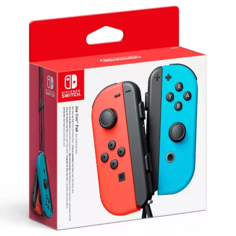 Nintendo Joy-Con zils, sarkans Bluetooth spēļu pults Analogs / digitāls Nintendo Switch