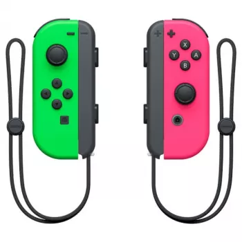 Nintendo Joy-Con melns, zaļš, rozā Bluetooth spēļu kontrolieris Analogue / Digital Nintendo Switch