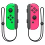Nintendo Joy-Con melns, zaļš, rozā Bluetooth spēļu kontrolieris Analogue / Digital Nintendo Switch