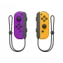 Gamepad NINTENDO Joy-Con bezvadu Bluetooth priekš Nintendo Switch — melna/oranža/violeta, analogais/digitālais, D-pad