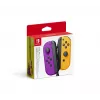 Gamepad NINTENDO Joy-Con bezvadu Bluetooth priekš Nintendo Switch — melna/oranža/violeta, analogais/digitālais, D-pad