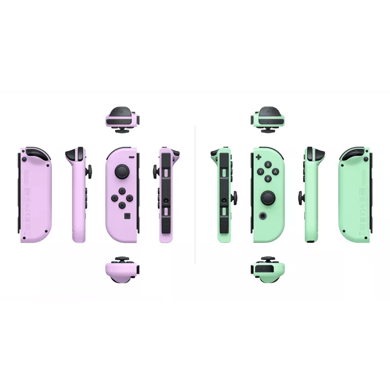 Nintendo 10011584 spēļu kontrolieris zaļa, violeta Bluetooth spēļu panelis analogā / digitālā Nintendo Switch, Nintendo Switch OLED