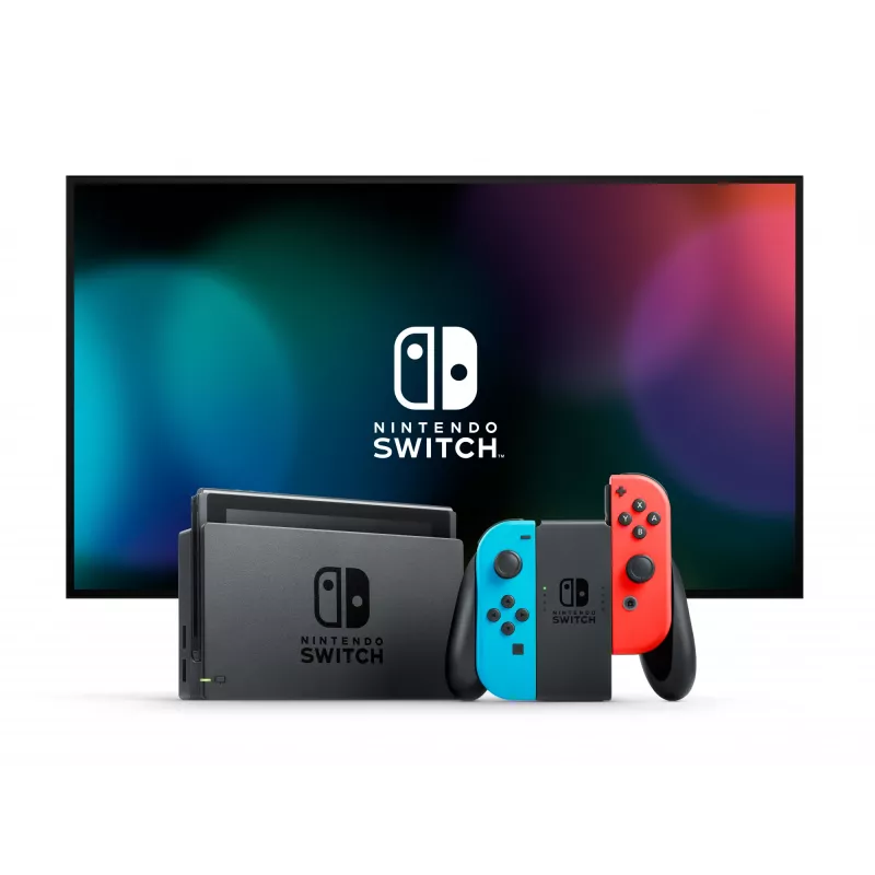 Nintendo Switch pārnēsājamā spēļu konsole 15,8 cm (6,2 collas) 32 GB skārienjutīgs ekrāns Wi-Fi zila, pelēka, sarkana