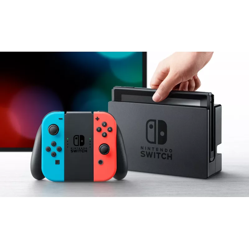 Nintendo Switch pārnēsājamā spēļu konsole 15,8 cm (6,2 collas) 32 GB skārienjutīgs ekrāns Wi-Fi zila, pelēka, sarkana