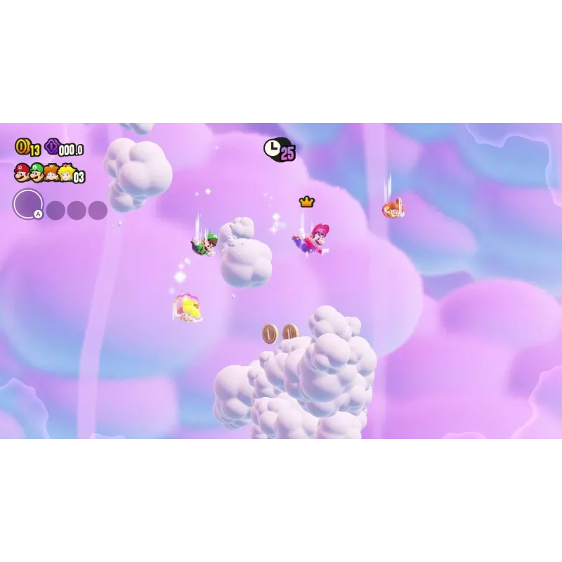Nintendo Super Mario Bros. Wonder Standard vācu, holandiešu, angļu, spāņu, franču, itāļu, japāņu, korejiešu, portugāļu, krievu Nintendo Switch