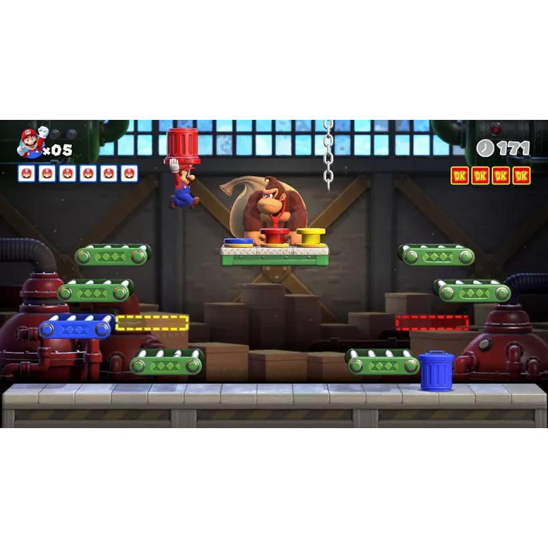 Nintendo Mario vs. Donkey Kong standarta vācu, holandiešu, angļu, spāņu, franču, itāļu, japāņu, korejiešu Nintendo Switch