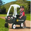 Little Tikes Tikes Patrol policijas automašīna, 1,5 gadi, 4 riteņi, plastmasa, melna, balta, nepieciešamas baterijas