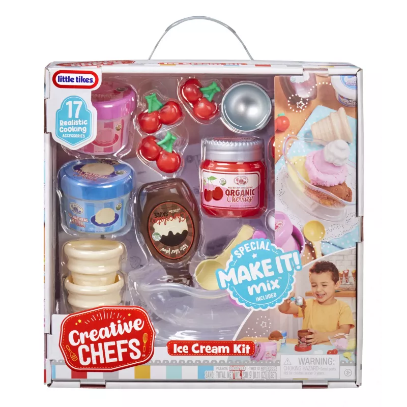 Little Tikes Creative Chefs saldējuma komplekts, saldējuma komplekts, no 3 gadiem