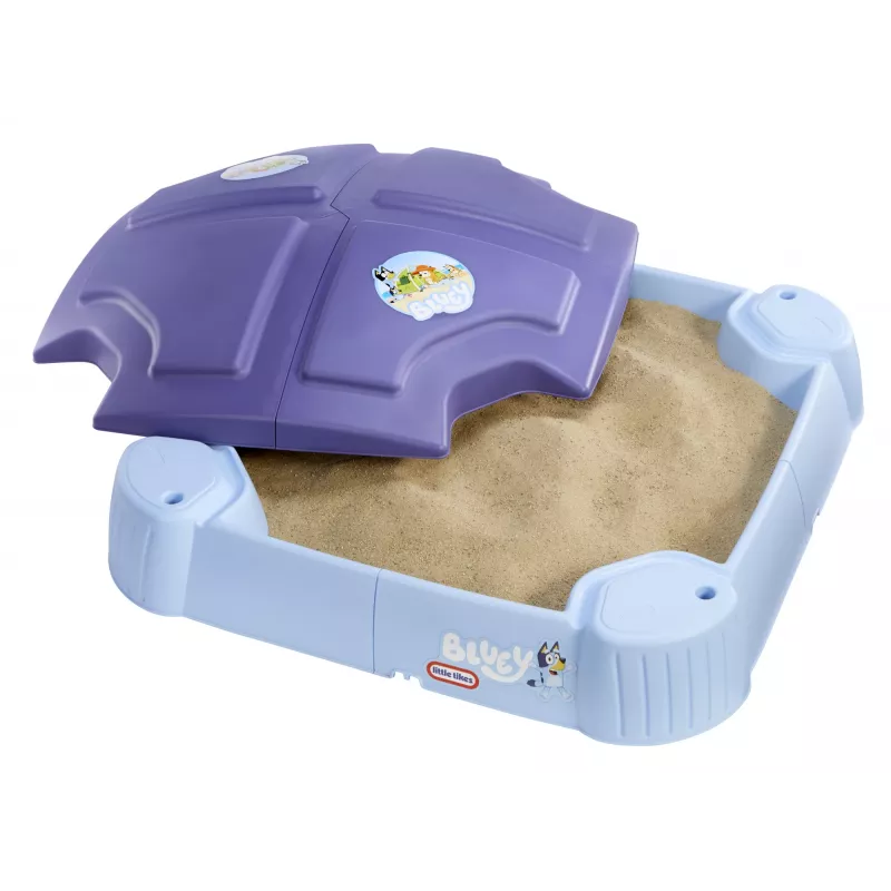 Little Tikes Bluey pludmales dienas smilšu kaste, Kvadrātveida, Plastmasa, Zila, Smilšu kaste
