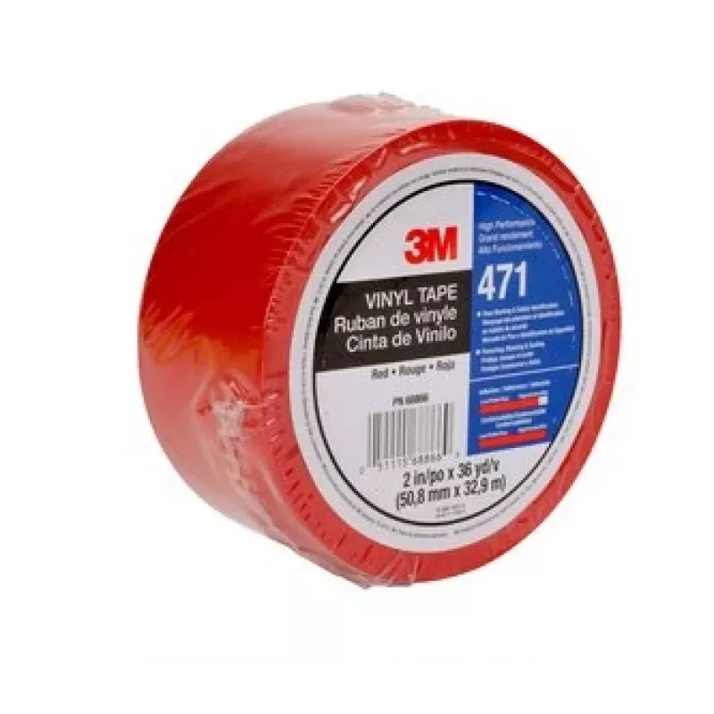 3M 471 32,91 m vinila lente, sarkana