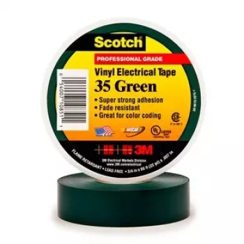 3M 35-GREEN-3/4, blisteris, UL, CSA, RoHS 2011/65/EU, 20,1 m, 0,1778 mm
