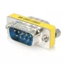 StarTech.com Slimline Serial DB9 savienotāju adapteris - M/M, DB-9, DB-9, Sudraba