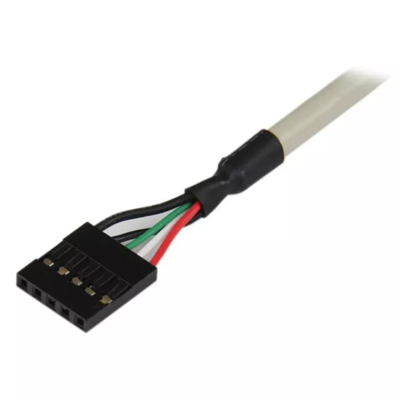 StarTech.com 2 portu USB A sievišķā tipa spraugas plates adapteris, 2 x IDC, 2 x USB A, 0,286 m, sudrabains