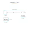 StarTech.com 2 pret 1 RJ45 sadalītāja kabeļa adapteris - F/M, 10/100Base-T(X), Cat5e, pelēks, polivinilhlorīds (PVC), 0,33 m, vīrietis/sieviete