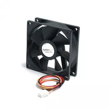 StarTech.com 80x25mm lodīšu gultņu kluss datora korpusa ventilators ar TX3 savienotāju