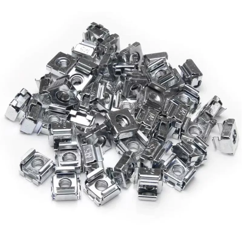 StarTech.com 50 gab. M5 sprostuzgriežņi serveru statīvu skapjiem, Sprostuzgrieznis, Nerūsējošais tērauds, Nerūsējošais tērauds, M5, CE, TAA, REACH, 223,2 g