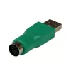 StarTech.com Aizstājēj PS/2 peles uz USB adapteris - vīr./siev., PS/2, USB, zaļš