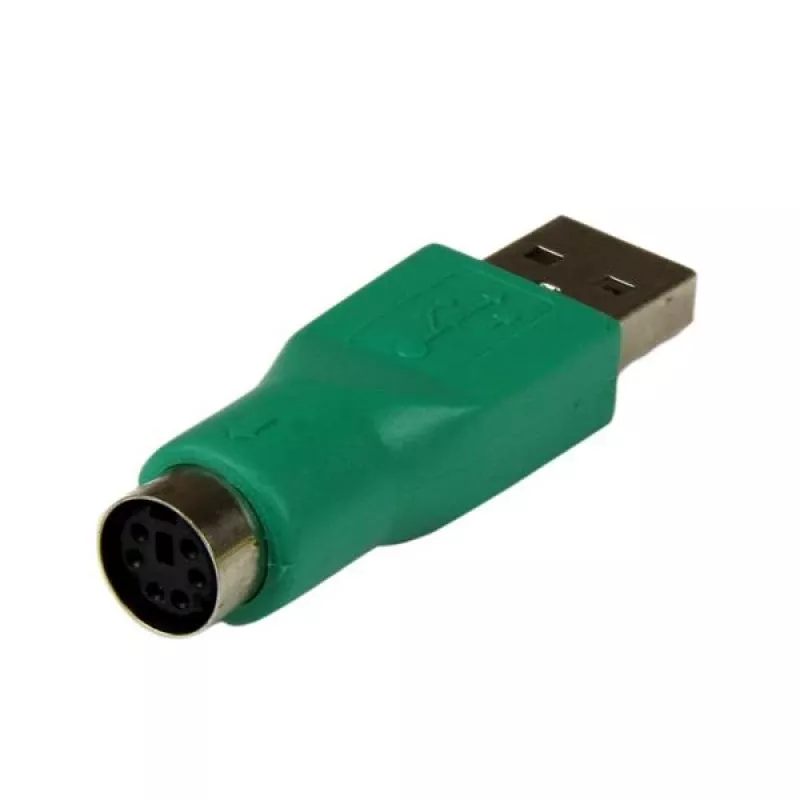 StarTech.com Aizstājēj PS/2 peles uz USB adapteris - vīr./siev., PS/2, USB, zaļš
