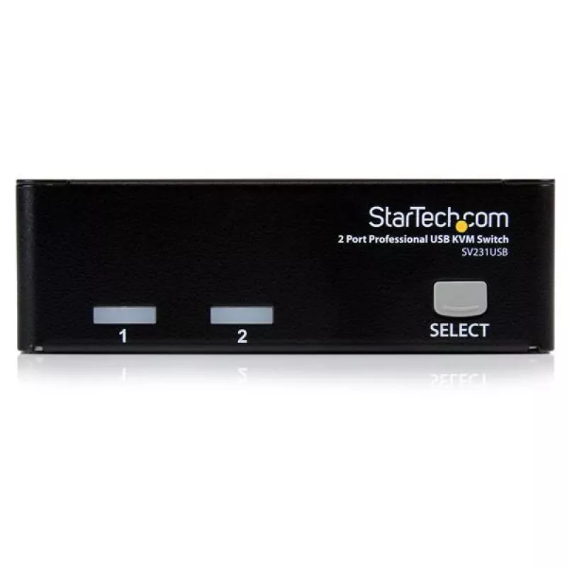 StarTech.com 2 portu profesionālais USB KVM slēdža komplekts ar kabeļiem