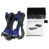 StarTech.com 2 portu profesionālais USB KVM slēdža komplekts ar kabeļiem