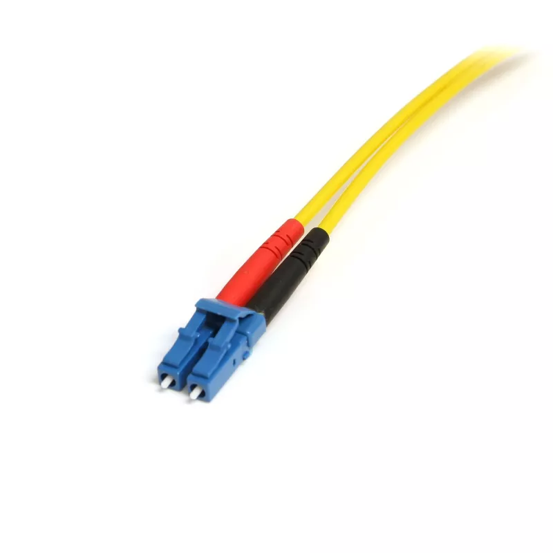 StarTech.com 1m optiskās šķiedras kabelis - vienmoda dupleksais 9/125 LSZH optiskās šķiedras džempera vads - LC/SC