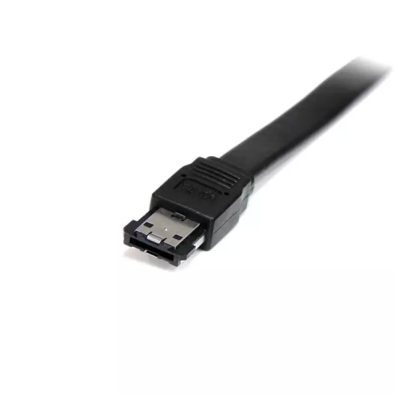StarTech.com 3 pēdu ekranēts ārējais eSATA kabelis vīr./vīr., 0,9 m, eSATA, eSATA, eSATA, vīrišķais/vīrišķais, melns