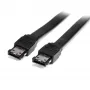 StarTech.com 1,8 m ekranēts ārējais eSATA kabelis M/M, 1,8 m, eSATA, eSATA, eSATA, vīrišķais/vīrišķais, melns