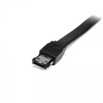 StarTech.com 1,8 m ekranēts ārējais eSATA kabelis M/M, 1,8 m, eSATA, eSATA, eSATA, vīrišķais/vīrišķais, melns