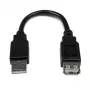 StarTech.com 6 collu USB 2.0 pagarinātāja adaptera kabelis A–A, vīr./siev.